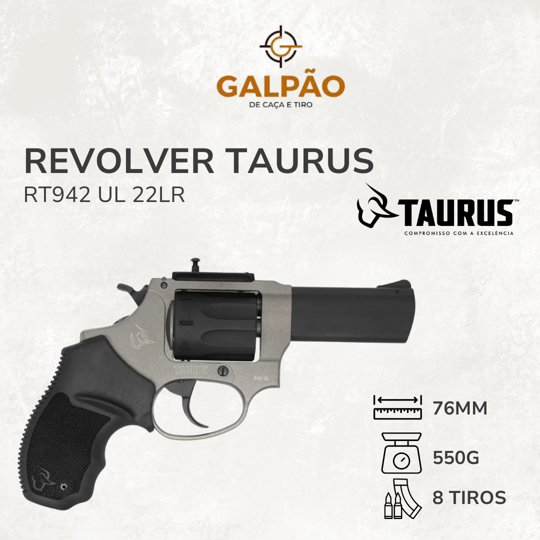 Revólver Taurus RT 942 UL