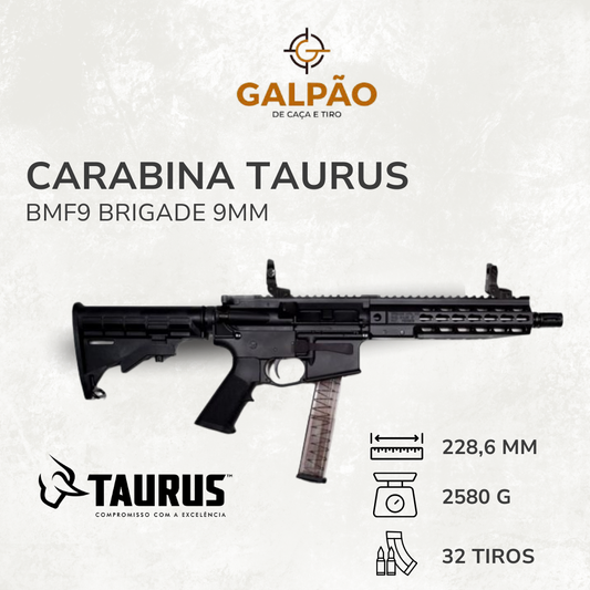 Carabina Taurus BMF9 Brigade