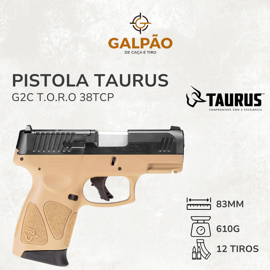 Pistola Taurus G2c T.O.R.O