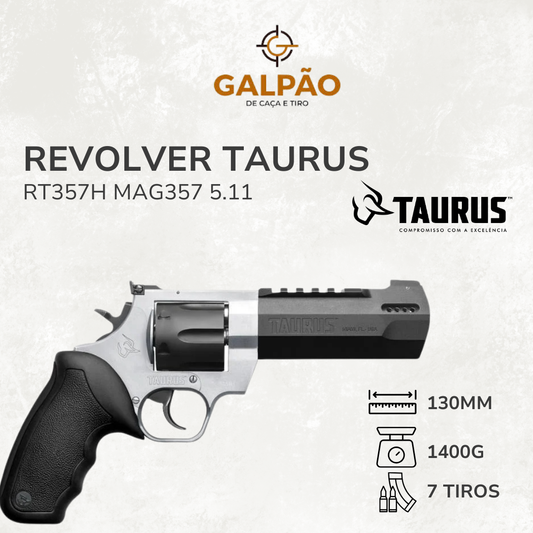 Revólver Taurus RT357H 5.11"