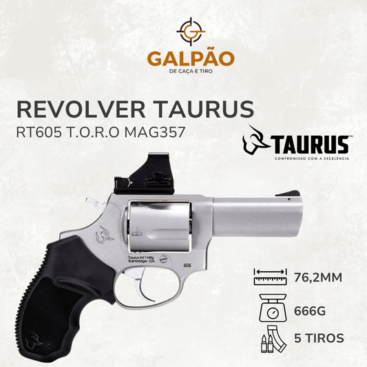 Revólver Taurus RT605 T.O.R.O