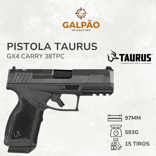 Pistola Taurus GX4 Carry