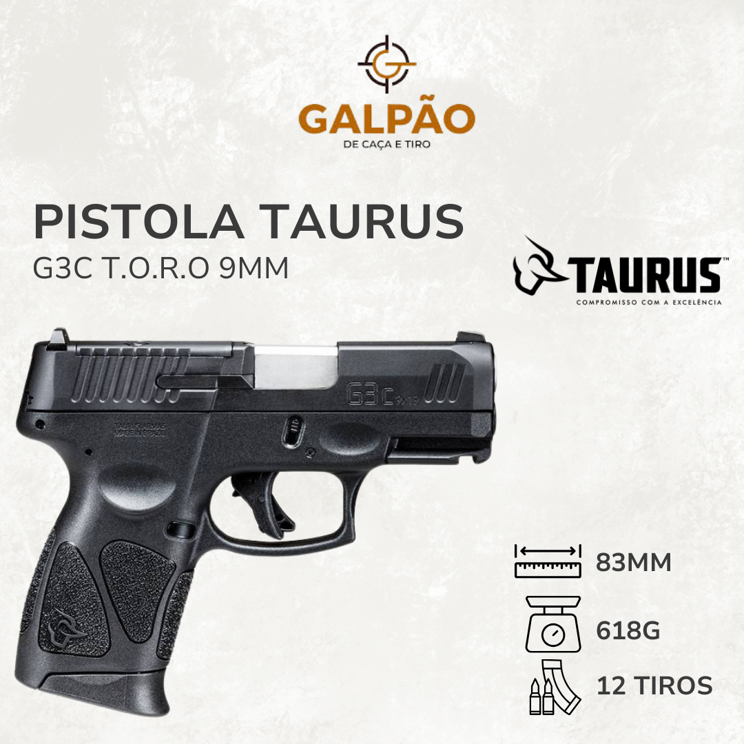 Pistola Taurus G3C T.O.R.O