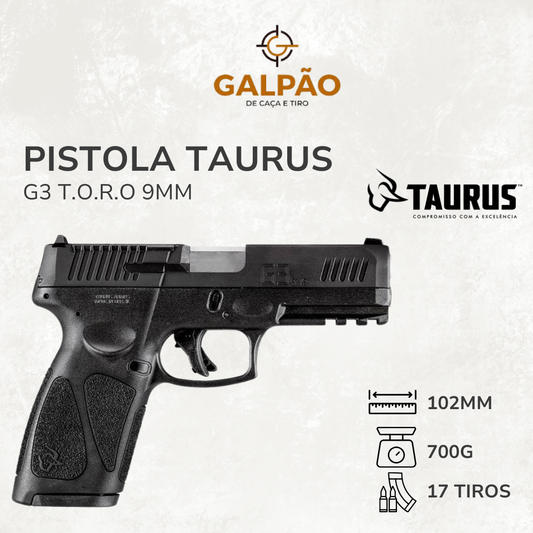 Pistola Taurus G3 T.O.R.O