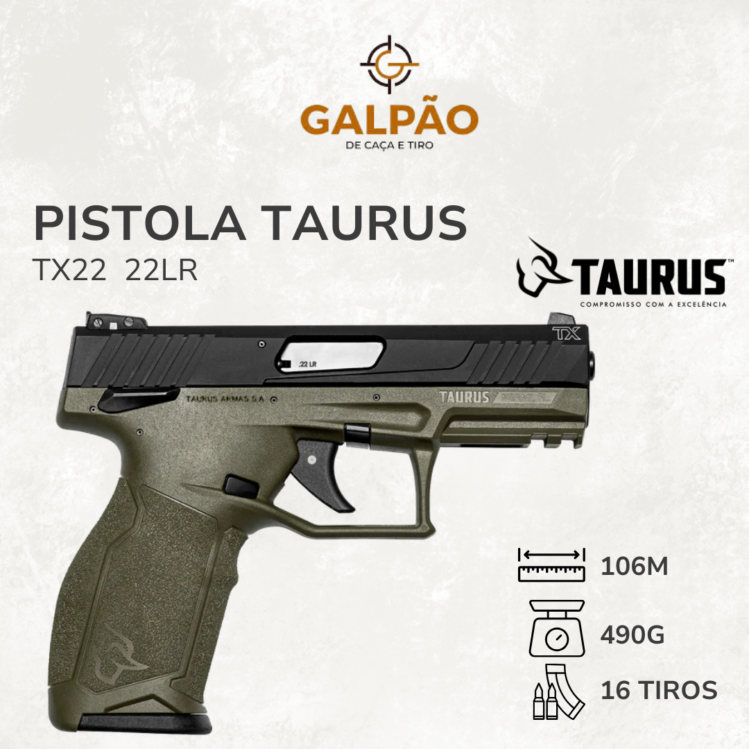 Pistola Taurus TX22