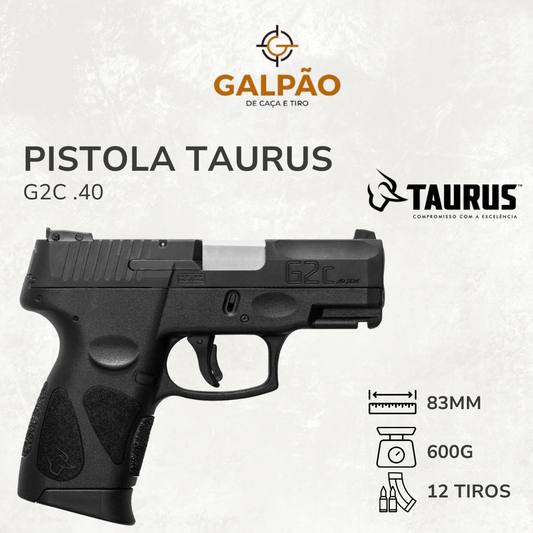 Pistola Taurus G2C 40S&W